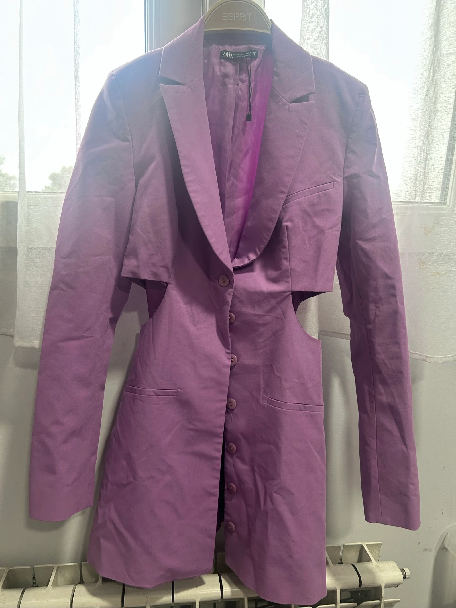 Vestido camisero Zara XS